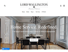 Tablet Screenshot of lordwallington.com